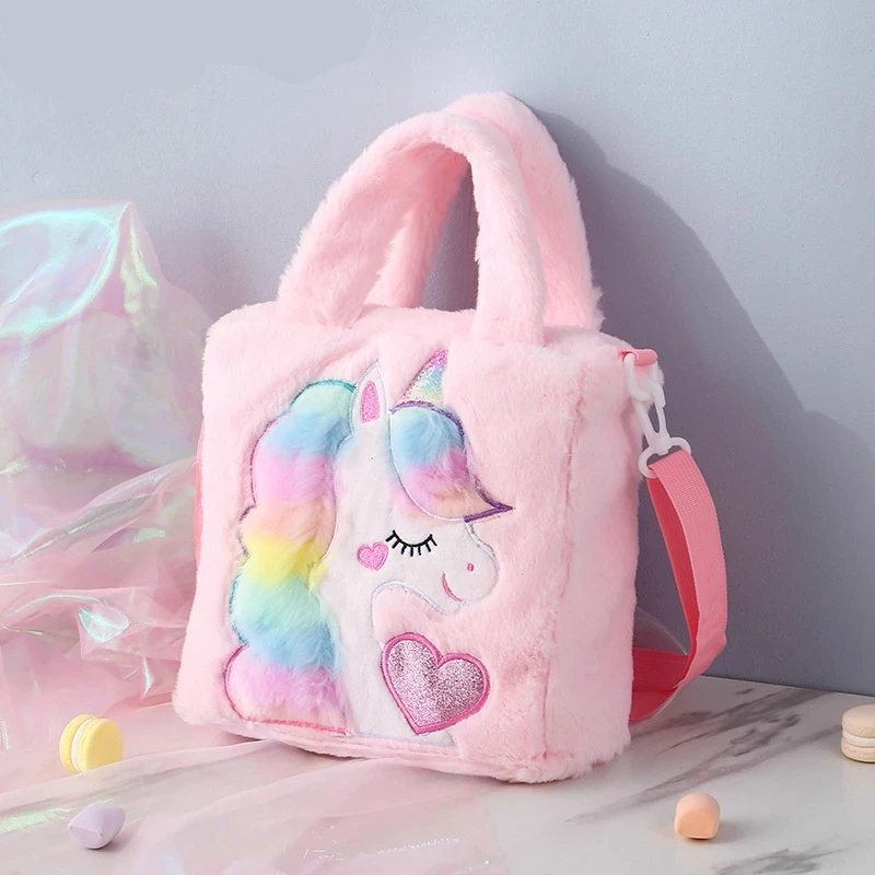 Unicorn Fluffy Tie-dye Children’s Bag 4 Unicorn Fluffy Tie-dye Children’s Bag - Image 2