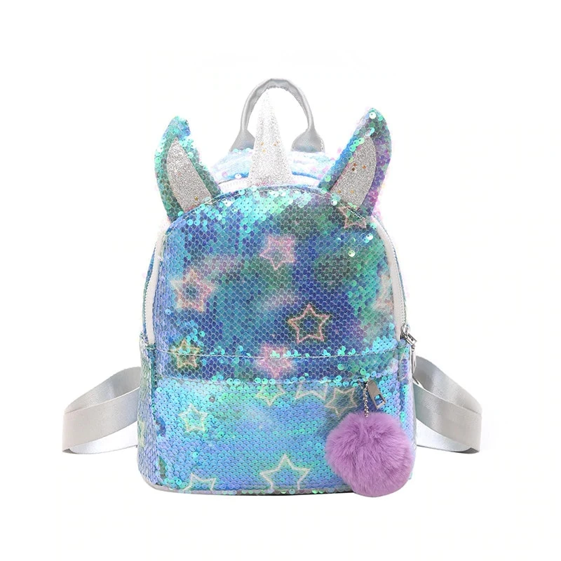 Unicorn Rainbow Sequin Backpack 3 Unicorn Rainbow Sequin Backpack