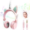 Baby Pink Mint Unicorn Headphones -Unicorn Fashion 0 80c416