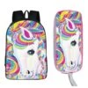 Unicorn Backpack And Pencil Holder Set -Unicorn Fashion 0 84ba30