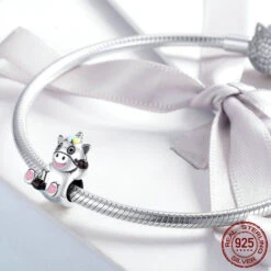 925 Sterling Silver Cute Unicorn Colorful Enamel Beads -Unicorn Fashion 0 8b0b9c