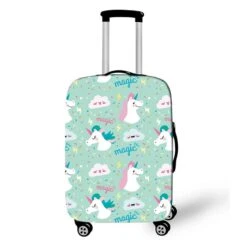 Cartoon Unicorn Luggage Cover