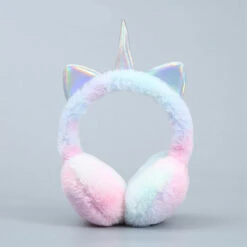 Cute Fluffy Unicorn Earmuffs For Kids -Unicorn Fashion 0 b6404c