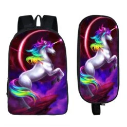 Unicorn Backpack And Pencil Holder Set 9 Unicorn Backpack And Pencil Holder Set -Unicorn Fashion 0 be3242