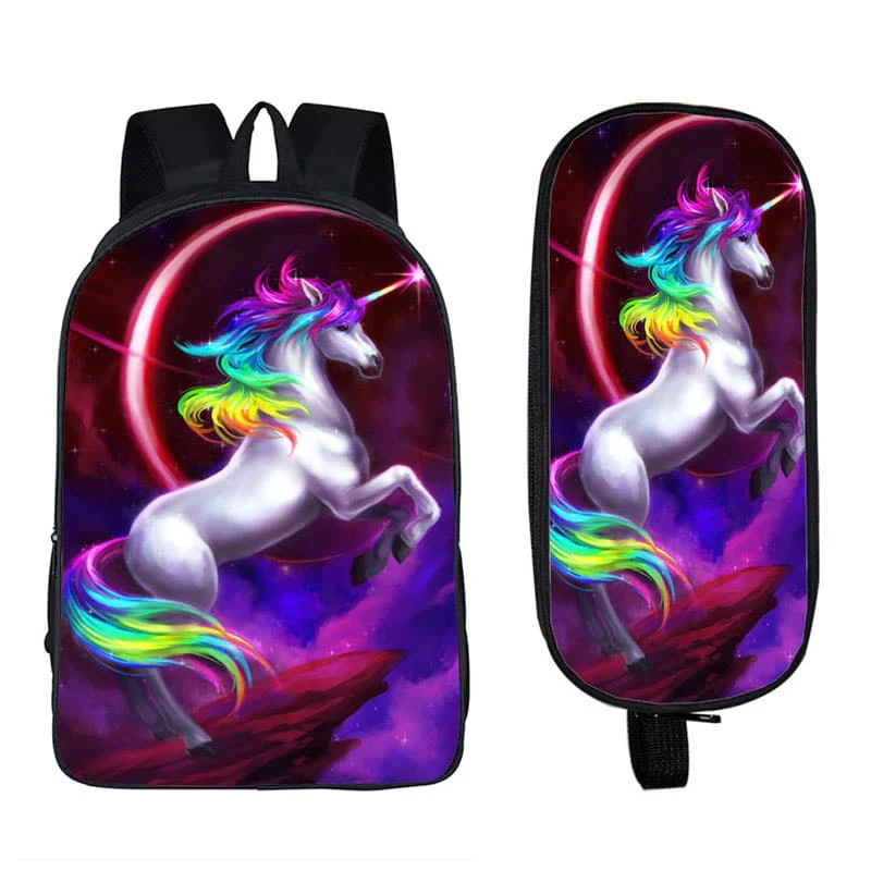 Unicorn Backpack And Pencil Holder Set 6 Unicorn Backpack And Pencil Holder Set - Image 4