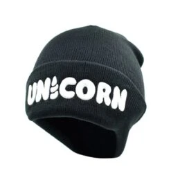 Black Unicorn Beanie Hat -Unicorn Fashion 0 c0d522