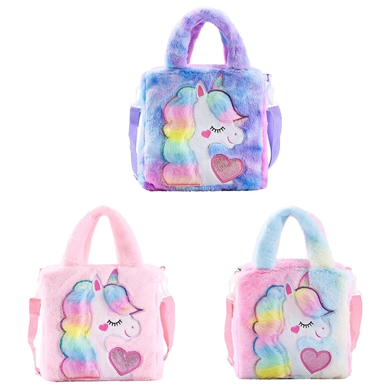 Unicorn Fluffy Tie-dye Children’s Bag 5 Unicorn Fluffy Tie-dye Children’s Bag - Image 3