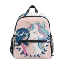 Unicorn Lovely Unique Printing Designed Backpack For Girls