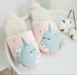 Unicorn Slippers For Girls