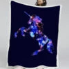 Bling Galaxy Unicorn Sherpa Fleece Blanket 2 Bling Galaxy Unicorn Sherpa Fleece Blanket -Unicorn Fashion 1 2