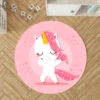 Unicorn Round Carpet For Bedroom -Unicorn Fashion 1 5