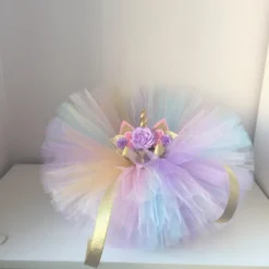 1 Year Baby Girl Birthday Dress -Unicorn Fashion 1 Year Baby Girl Birthday Dress Kids Baby Clothes Gold Bow 6 Months 1st 2nd Birthday 4