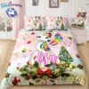 Personalized Custom Christmas Unicorn Bedding Set -Unicorn Fashion 1 lisa