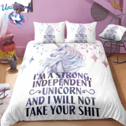 Strong & Independent Unicorn Bedding Set