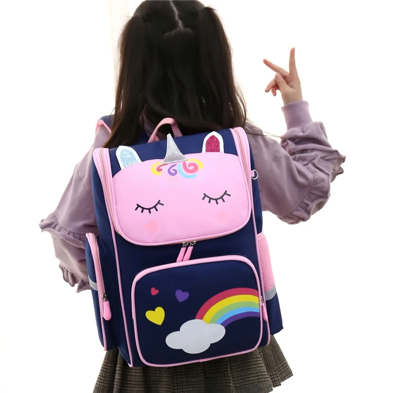 3D Unicorn Waterproof Primary School Bags For Girls 6 3D Unicorn Waterproof Primary School Bags For Girls - Image 4