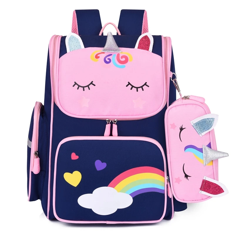 3D Unicorn Waterproof Primary School Bags For Girls 4 3D Unicorn Waterproof Primary School Bags For Girls - Image 2