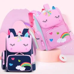 Unicorn Cute Colorful Rainbow Backpack For Girls -Unicorn Fashion 113893 2crcoz