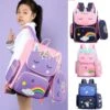 Cartoon 3D Creative Waterproof Unicorn Children School Bags