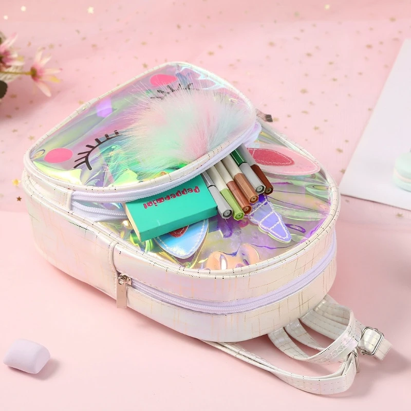 Dazzling Holographic Unicorn Backpack 5 Dazzling Holographic Unicorn Backpack - Image 3