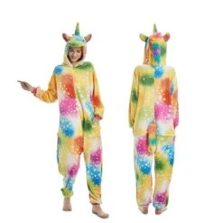 Big Galaxy Flannel Unicorn Onesie -Unicorn Fashion 11542 76e262