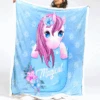 Baby Unicorn Sherpa Fleece Blanket 2 Baby Unicorn Sherpa Fleece Blanket -Unicorn Fashion 12 1