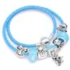 Cute Bracelet For Women With Blue Unicorn Beads Jewelry -Unicorn Fashion 12734 2b53e8