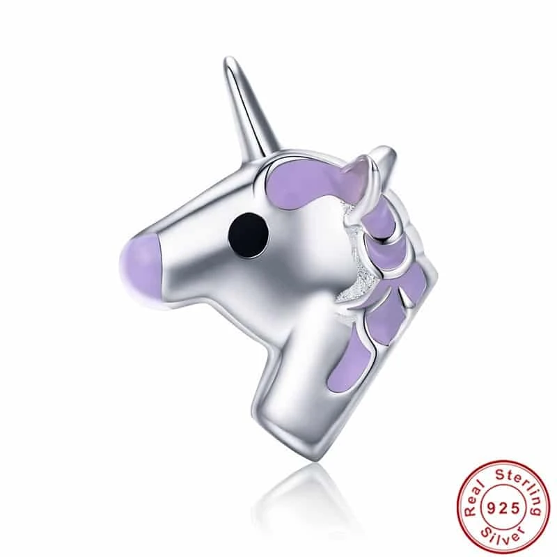 Colorful Unicorn Silver Beads Fit Bracelet 7 Colorful Unicorn Silver Beads Fit Bracelet - Image 5