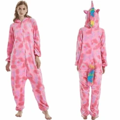 Pink Star Unicorn Costume Onesie For Women -Unicorn Fashion 13