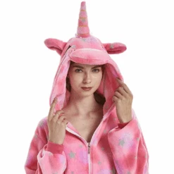 Pink Star Unicorn Costume Onesie For Women -Unicorn Fashion 14 1