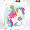 Adorable Unicorn Sherpa Fleece Blanket -Unicorn Fashion 15 1