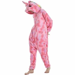 Pink Star Unicorn Costume Onesie For Women -Unicorn Fashion 15