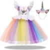 Colorful Unicorn Party Dress -Unicorn Fashion 16917 e939dd