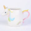 3D Rainbow Unicorn Ceramic Mug -Unicorn Fashion 1PC 3D Unicorn Mug Rainbow Horse Unicorn Cup Ceramic Coffee Cup Girl Creative Cute Gift color