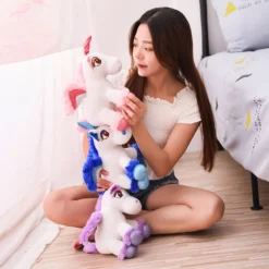 30cm Cute Rainbow Unicorn Plush Toys 8 30cm Cute Rainbow Unicorn Plush Toys -Unicorn Fashion 1PCS 30cm cute rainbow unicorn plush toy Stuffed Animal kids toys Christmas gifts 2