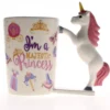 Ceramic Magical Pink Unicorn Mug -Unicorn Fashion 1Piece I am the Majestic Princess Mug Ceramic Coffee Mug Tea Mug Cup Magical Pink Unicorn