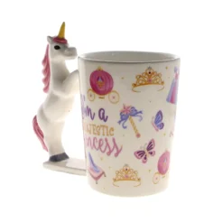 Ceramic Magical Pink Unicorn Mug 10 Ceramic Magical Pink Unicorn Mug -Unicorn Fashion 1Piece I am the Majestic Princess Mug Ceramic Coffee Mug Tea Mug Cup Magical Pink Unicorn 2