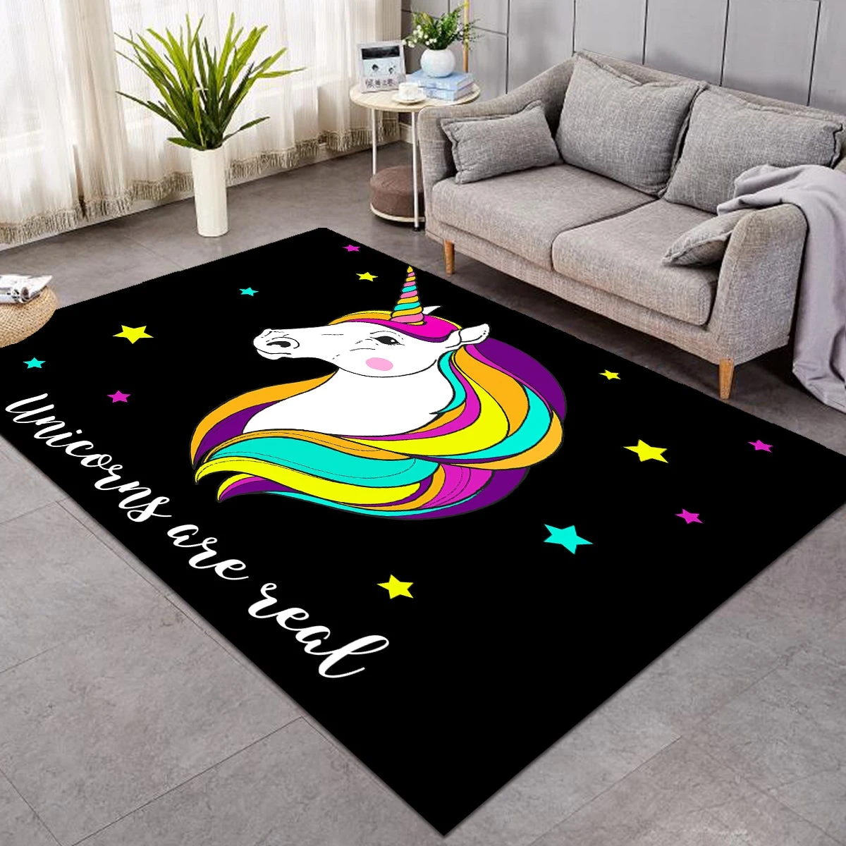 Rare Unicorn Starry SW0844 Carpet, Area Rug, Large Floor Mat For Living Room Bedroom Playroom 3 Rare Unicorn Starry SW0844 Carpet, Area Rug, Large Floor Mat For Living Room Bedroom Playroom