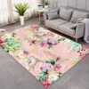 Floral Unicorn Carpet, Area Rug, Large Floor Mat For Living Room Bedroom Playroom -Unicorn Fashion 1 187a9ab0 b566 4bf1 824d 9f2fae6858d5
