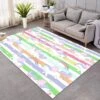 Cute Unicorns Stripe SW1566 Carpet, Area Rug, Large Floor Mat For Living Room Bedroom Playroom -Unicorn Fashion 1 22012cc3 f48b 4bfc 9c0b 21c409aae19e