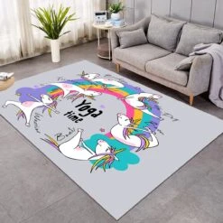 Yoga Unicorn SW0771 Carpet, Area Rug, Large Floor Mat For Living Room Bedroom Playroom