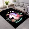 Magic Unicorn Starry SW0051 Carpet, Area Rug, Large Floor Mat For Living Room Bedroom Playroom -Unicorn Fashion 1 c7396532 f76e 4bb5 97d4 d6a4dc9db7e4