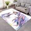Painted Unicorn White SW0885 Carpet, Area Rug, Large Floor Mat For Living Room Bedroom Playroom -Unicorn Fashion 1 f0ef17c9 06a0 4c41 b29c 606c25c48038