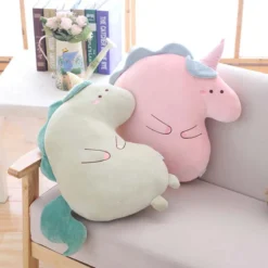 Lovely Unicorn Plush Toy -Unicorn Fashion 1pc 50x35cm 3 Patterns Lovely cartoon Unicorn pillows Plush Unicornio brinquedos for kids Xmas present Home 4