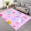 Cartoon Unicorn Area Rug For Bedroom -Unicorn Fashion 2 2 2