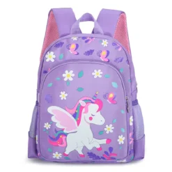 Unicorn Floral Cartoon Backpack 10 Unicorn Floral Cartoon Backpack -Unicorn Fashion 2 5 Years Old Kindergarten Kids School Bags Cartoon Unicorn Girls Backpacks Lovely Flower Print Waterproof 1