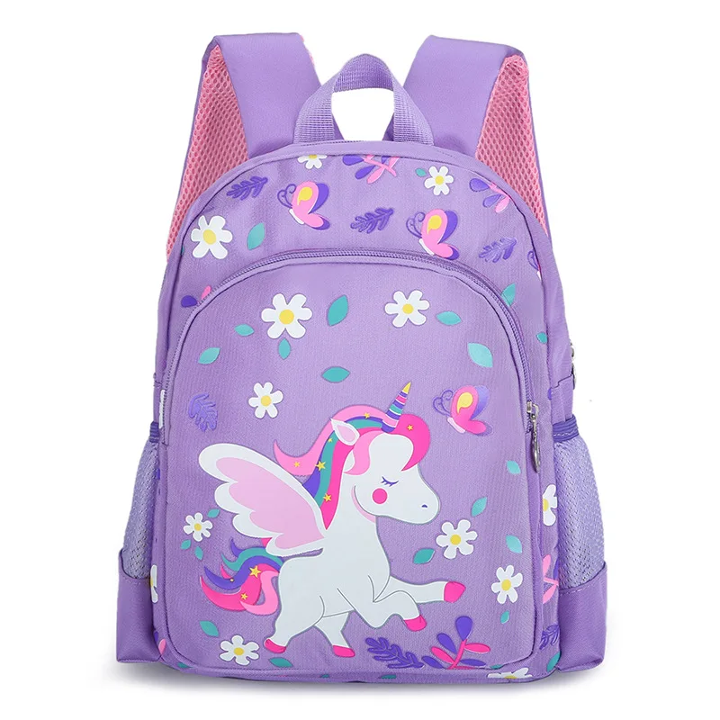 Unicorn Floral Cartoon Backpack 5 Unicorn Floral Cartoon Backpack - Image 3