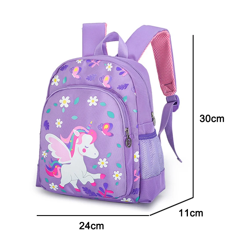 Unicorn Floral Cartoon Backpack 8 Unicorn Floral Cartoon Backpack - Image 6
