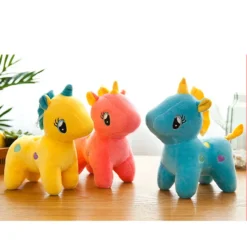 Soft Unicorn Plush Toys -Unicorn Fashion 20 22cm Plush Toys Soft Unicorn Doll Appease Sleeping Pillow Kids Rainbow Horse Toys For Children 3