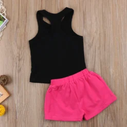 Unicorn Toddler Sleeveless T-shirt And Pant -Unicorn Fashion 2017 Unicorn Toddler Kids Baby Girls Sleeveless T shirt Tops Letters One Vest Shorts Sequins Outfits 3