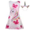 Sleeveless Unicorn Princess Dress -Unicorn Fashion 2018 Baby Kids Dresses Girls Dress Sleeveless Clothing Children Princess Party Dress Unicorn Clothes